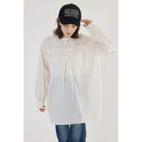 O/WHT1 | レースアップ2WAYブラウス | RODEO CROWNS WIDE BOWL