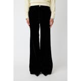 BLK | VELVET LONG LEG フレア | MOUSSY OUTLET