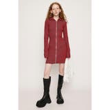 FRONT ZIP BI COLOR ショートワンピース | SLY OUTLET | 詳細画像1 