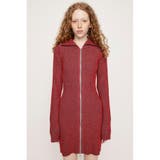 FRONT ZIP BI COLOR ショートワンピース | SLY OUTLET | 詳細画像3 