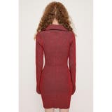 FRONT ZIP BI COLOR ショートワンピース | SLY OUTLET | 詳細画像5 