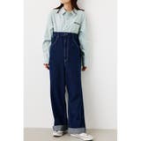 柄GRN5 | DENIM リメイクライク オールインワン | RODEO CROWNS WIDE BOWL