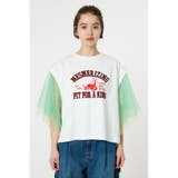 チュールスリーブカレッジTシャツ | RODEO CROWNS WIDE BOWL | 詳細画像7