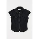 CAP SLEEVE デニムシャツ | MOUSSY OUTLET | 詳細画像6
