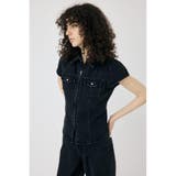 CAP SLEEVE デニムシャツ | MOUSSY OUTLET | 詳細画像1 