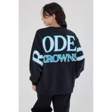 BLK | カラーアウトラインロゴスウェット | RODEO CROWNS WIDE BOWL