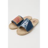 柄BLU5 | DENIM JUTE SANDAL | RODEO CROWNS WIDE BOWL