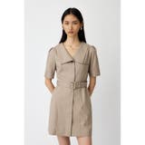 BIG COLLAR MINI ドレス | MOUSSY OUTLET | 詳細画像3 