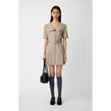 BEG | BIG COLLAR MINI ドレス | MOUSSY OUTLET
