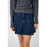 PLEATED デニムミニスカート | MOUSSY OUTLET | 詳細画像3 