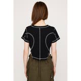 BI COLOR STITCH CROP Tシャツ | SLY OUTLET | 詳細画像5