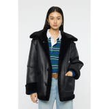 BLK | SHEARLING OVER MIDDLE ジャケット | MOUSSY OUTLET