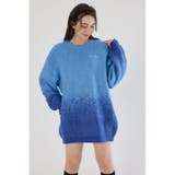 BLU | グラデーションニットワンピース | RODEO CROWNS WIDE BOWL