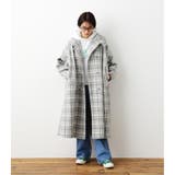 柄GRY5 | 袖ボリュームスタンドカラーコート | RODEO CROWNS WIDE BOWL