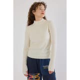 O/WHT1 | マルチボーダーニットトップス | RODEO CROWNS WIDE BOWL