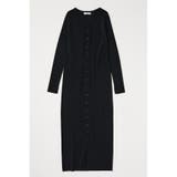 BLK | LOOP ACCENT ニットドレス | MOUSSY OUTLET