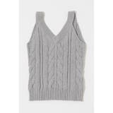 CABLE KNIT キャミソール | MOUSSY OUTLET | 詳細画像8 