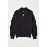 L/BLK1 | FADE HALF ZIP トップス | MOUSSY OUTLET