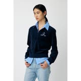 VELOUR POLO ロングスリーブTシャツ | MOUSSY OUTLET | 詳細画像6