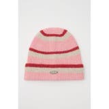 柄PNK5 | ボーダーモヘアニットビーニー | RODEO CROWNS WIDE BOWL