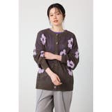 C.GRY | 2WAYフラワーニットトップス | RODEO CROWNS WIDE BOWL