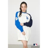 MLBラグランスウェットワンピース | RODEO CROWNS WIDE BOWL | 詳細画像4 