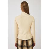 BI COLOR ZIP UP RIB ニット | MOUSSY OUTLET | 詳細画像4 