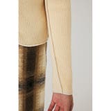 BI COLOR ZIP UP RIB ニット | MOUSSY OUTLET | 詳細画像7 