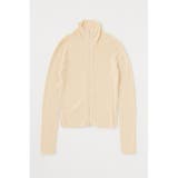 BI COLOR ZIP UP RIB ニット | MOUSSY OUTLET | 詳細画像8 