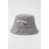 GRY | デニムロゴバケットハット | RODEO CROWNS WIDE BOWL