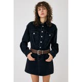 BLK | WAIST TUCK REMAKE ミニドレス | MOUSSY OUTLET