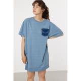 Oblong Logo デニムアップリケTワンピース | RODEO CROWNS WIDE BOWL | 詳細画像20 