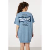 Oblong Logo デニムアップリケTワンピース | RODEO CROWNS WIDE BOWL | 詳細画像24 