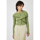 FRONT BUTTON FRILL KNIT トップス | MOUSSY OUTLET | 詳細画像6 