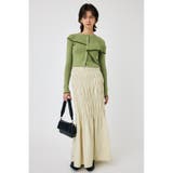FRONT BUTTON FRILL KNIT トップス | MOUSSY OUTLET | 詳細画像7 