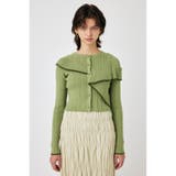FRONT BUTTON FRILL KNIT トップス | MOUSSY OUTLET | 詳細画像10 