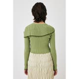 FRONT BUTTON FRILL KNIT トップス | MOUSSY OUTLET | 詳細画像12 