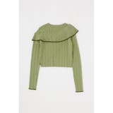 FRONT BUTTON FRILL KNIT トップス | MOUSSY OUTLET | 詳細画像18 