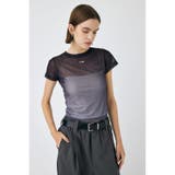 BLK | GRADATION シアー TEE | MOUSSY OUTLET