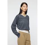 REVERSIBLE MESH L/S TSJ | MOUSSY OUTLET | 詳細画像23