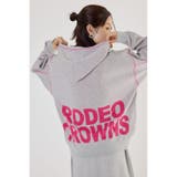 L/T.GRY1 | スウェットライクジャガードロゴフーディー | RODEO CROWNS WIDE BOWL