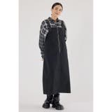 BLK | フロントジップジャンパースカート | RODEO CROWNS WIDE BOWL