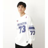 WHT | HUSKIES L／S Tシャツ | RODEO CROWNS WIDE BOWL
