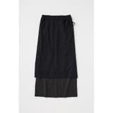 BLK | シアーチェックエプロンスカート オーガニックコットン使用 | MOUSSY OUTLET