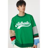 GRN | border sleeve ニット | RODEO CROWNS WIDE BOWL