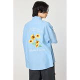 L/BLU1 | バックフラワーシャンブレーシャツ | RODEO CROWNS WIDE BOWL