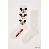 O/WHT1 | （ミッキー＆フレンズ）カラーソックス | RODEO CROWNS WIDE BOWL