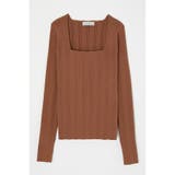 BRN | TIGHT RIB KNIT トップス | MOUSSY OUTLET