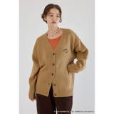 BEG | (サンリオキャラクターズ)KITTY カーディガン | RODEO CROWNS WIDE BOWL