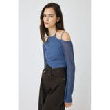 OPEN SHOULDER HALTER ニットトップス | MOUSSY OUTLET | 詳細画像18 